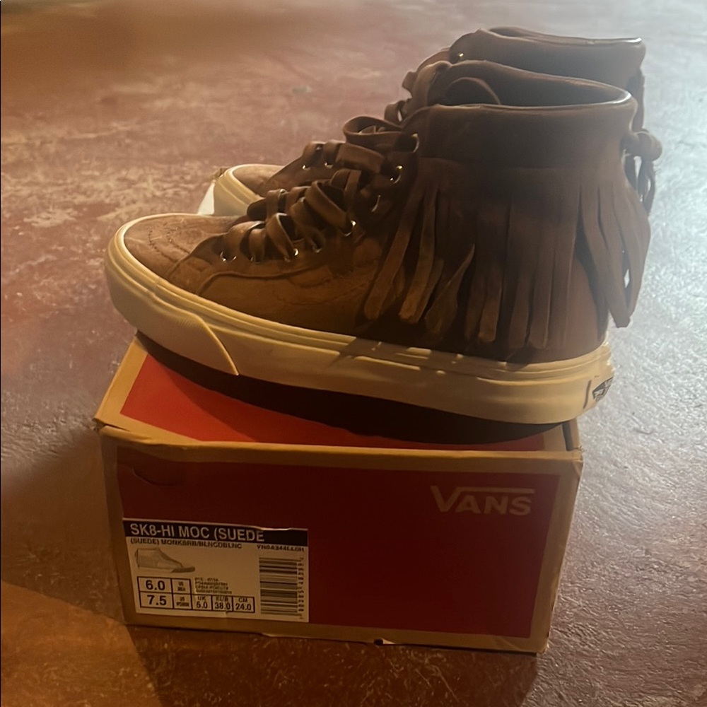 Vans Women’s SK8-Hi MOC Suede Brown High-Top Sneakers